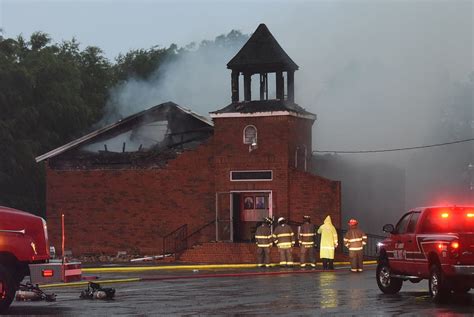 fire   church reported  st landry parish