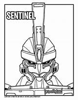 Fortnite Sentinel Rox sketch template