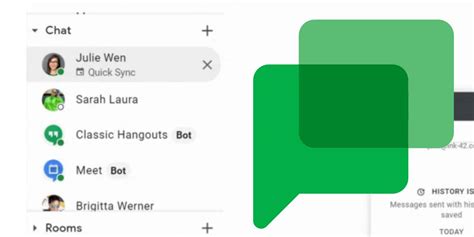 google chat  automatically suggest  conversations based  calendar
