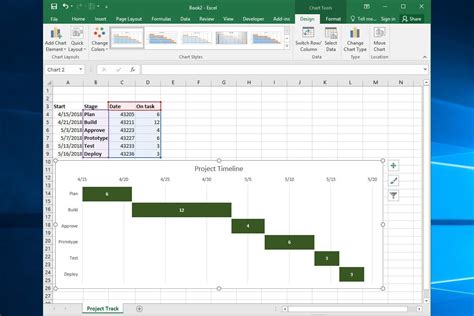 show  data  excel