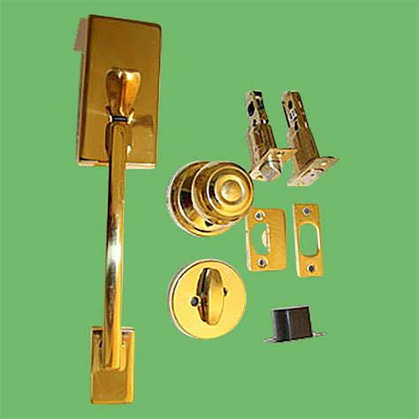 door locks solid brass entrance set     backset