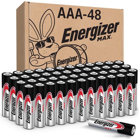 Energizer Max Aaa Batteries 48 Pack Triple A Alkaline Batteries