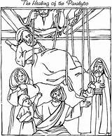 Colorat Planse Jesus Iisus Hristos Minuni Vindecari Heals Miraculoase Testament Crippled Kids Paralytic Sparad 출처 Starklx Från sketch template