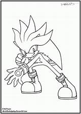 Silver Coloring Sonic Pages Werehog Hedgehog Metal Cp12 Darkspine Deviantart Popular Library Template sketch template