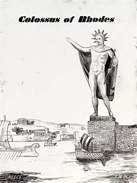 colossus  rhodes  disappointed tourist