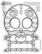 Muertos Calaveras Calaca Festividades sketch template