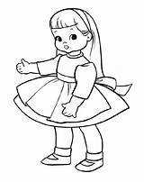 Coloring Doll Baby Pages Kea Printable Girls Kids Print Template Paint Sketch Coloringhome Popular sketch template