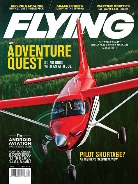 flying magazine march 2014 quest kodiak aviation magazine flying