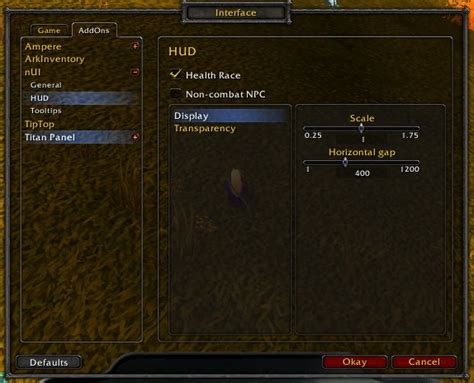 nui config gui nui enhancements world  warcraft addons