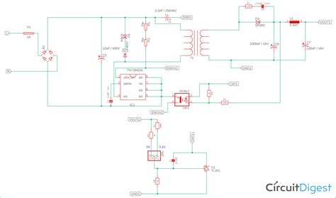 smps circuit diagram robhosking diagram