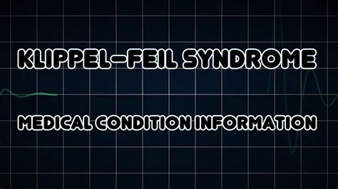 Klippel–feil Syndrome Medical Condition Youtube