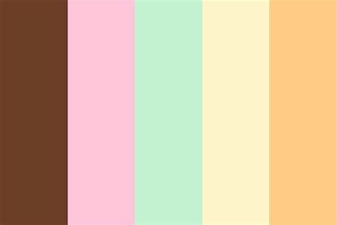 ice cream color palette