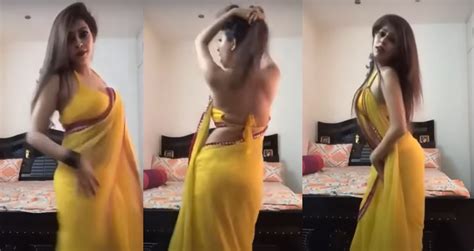 Bhabhi Did A Bold Dance In Yellow Saree On ‘besharam Rang Video Went