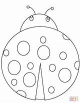 Ladybug Coloring Pages Printable Cartoon Color Template Lady Bug Templates Print sketch template