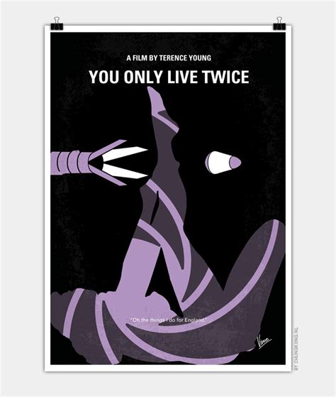 no277 007 my you only live twice minimal movie poster chungkong