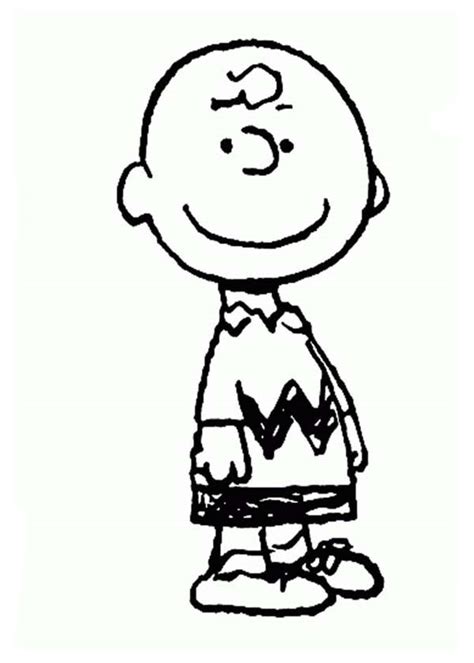 charlie brown  coloring pages