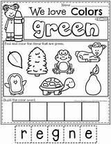 Green Color Worksheets Preschool Colors Activities Kindergarten Planningplaytime Worksheet Playtime Planning Toddlers Teaching Learning Kids Centers Read Visit Choose Board sketch template