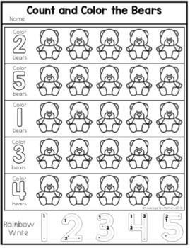 numbers    freebie math activities preschool math lessons