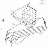 Webb Telescope Jwst sketch template