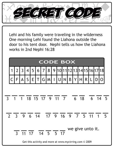 secret code puzzles  ctr ring secret code coding coding  kids