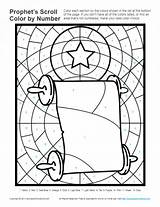 Bible Coloring Isaiah Kids Pages Prophets Jesus Scroll Color Number Prophet Told Sunday School Printable Activities Birth God Crafts Activity sketch template