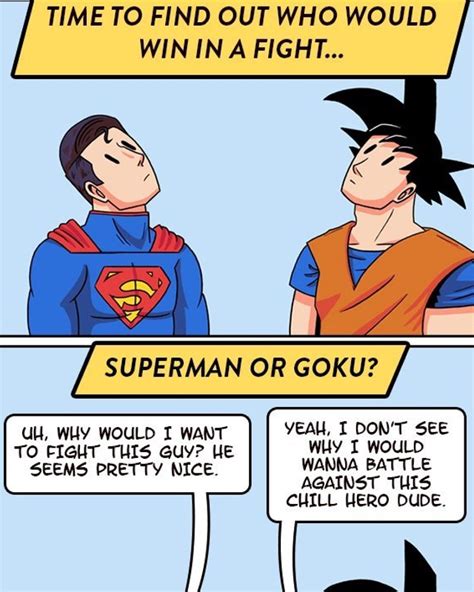 Who Would Win In A Fight Between Goku And Superman