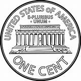 Penny Back Clipart Front Clip Cent Lincoln Pennies Outline Coin Etc Pluspng Usf Edu Coins Cliparts Money Memorial Head Svg sketch template