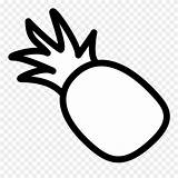 Pineapple Coloring Outline Clip Adobe Illustrator Pinclipart Report sketch template