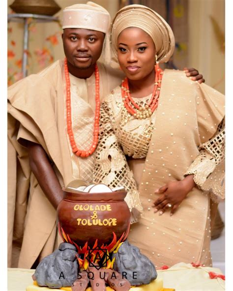 Photos Yoruba Wedding Between Ololade And Tolulope