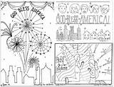 July Coloring 4th Jesus Pages Independence Children Freedom Lessons School Sunday Patriotic Sets Lesson Ministry Book Works sketch template