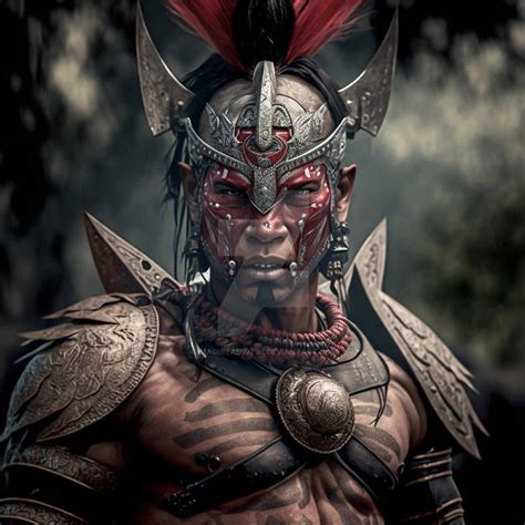 indonesian warrior  imagineaiart  deviantart