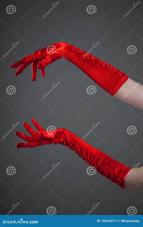 gloved hands stock image image  drawing human glamour