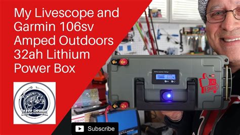 livescope amped outdoors ah lithium battery power box youtube