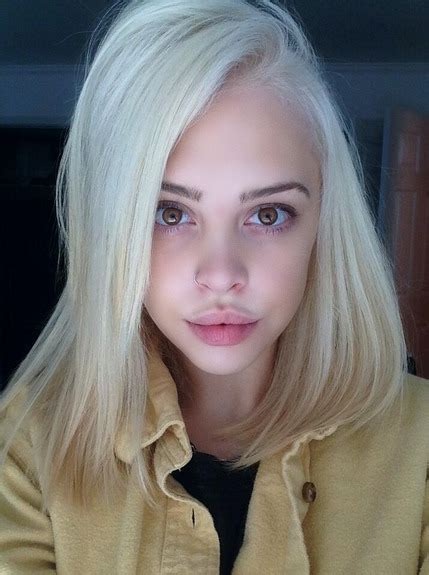 Girl With Platinum Blond Hair Tumblr