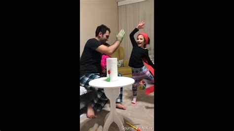 dad helps daughter finish some difficult tricks youmaker