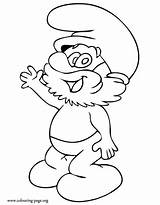 Coloring Papa Pages Smurf Cartoons Duck Tarzan Daffy sketch template