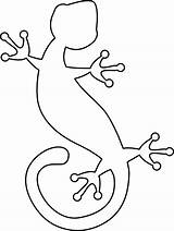 Gecko Lizard Template Outline Drawing Clipart Clip Chameleon Drawings Aboriginal Clker Kids Mosaic Templates Dot Vector Online Lizards Patterns Tattoo sketch template