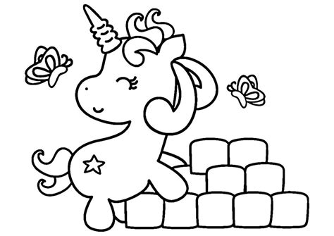 happy birthday unicorn coloring  coloring pages