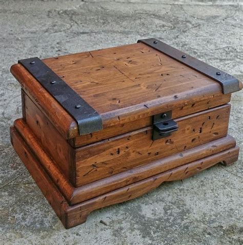 keepsake box large solid wood box reclaimed wood box made etsy