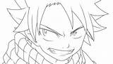 Natsu Fairy Coloring Lineart Tail Pages Deviantart Aare Choose Board Anime sketch template