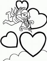 Coloring Cupid Pages Printable Popular sketch template