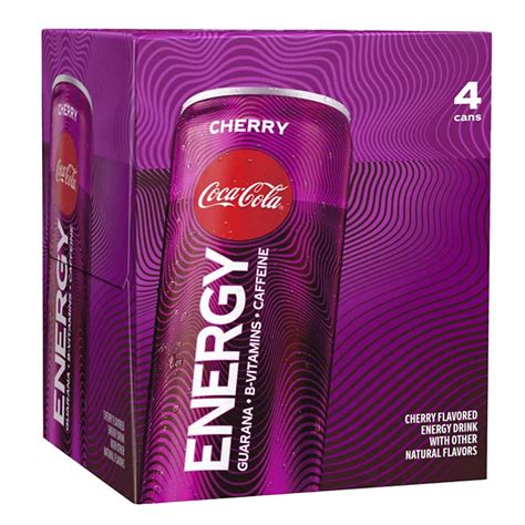 coca cola cherry energy drink  oz cans shop sports energy drinks