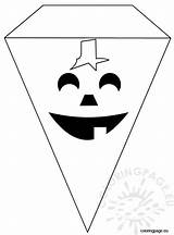 Pennant Pumpkin Party Halloween Reddit Email Twitter Coloring Coloringpage Eu sketch template