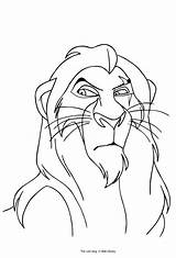 Coloring Scar Pages Lion King Disney Drawing Colouring Cartoon Visit Popular sketch template