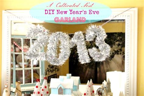 easy diy new year s eve garland a cultivated nest