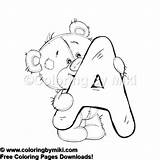 Alphabet Coloringbymiki sketch template