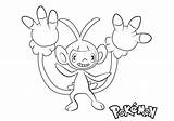 Coloring Pokemon Ambipom Pages Printable Kids sketch template