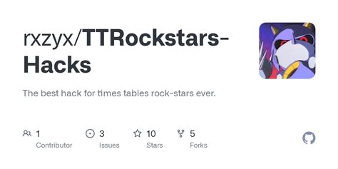Github Rxzyx Ttrockstars Hacks The Best Hack For Times Tables Rock