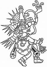 Coloring Huitzilopochtli Designlooter Were Drawings Toltecs Mexico Area Real Group They But First sketch template