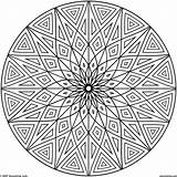 Coloring Print Pages Hard Geometric sketch template